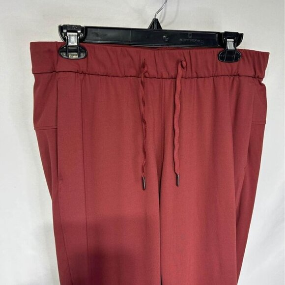 CRZ YOGA woman’s day pant. Athleisure. Cranberry colour. Size 12. Drawstring. Ne - Picture 2 of 9